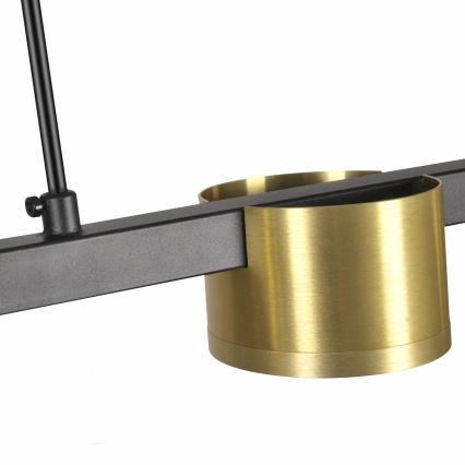 LED Pakabinamas sietynas MIRELLA 3xGX53/6W/230V auksas/juoda