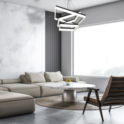 LED Pakabinamas sietynas NERO 3xLED/140W/230V