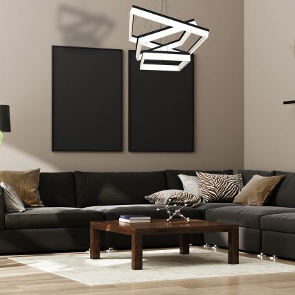 LED Pakabinamas sietynas NERO 3xLED/140W/230V