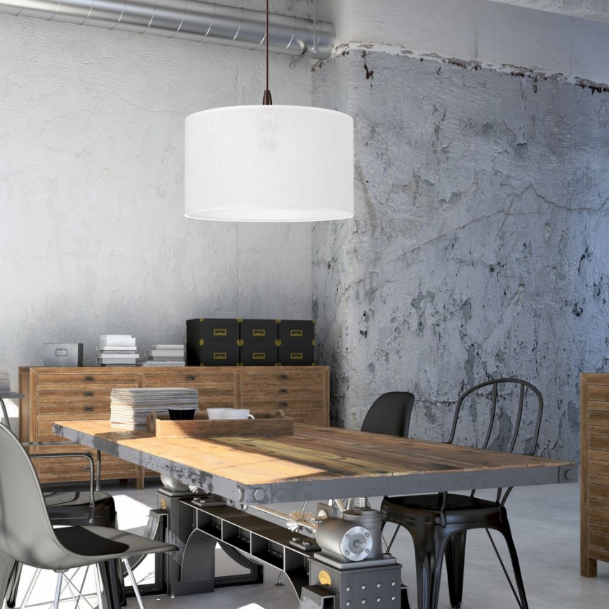 LED Pakabinamas sietynas NOEL 1xE27/60W/230V balta