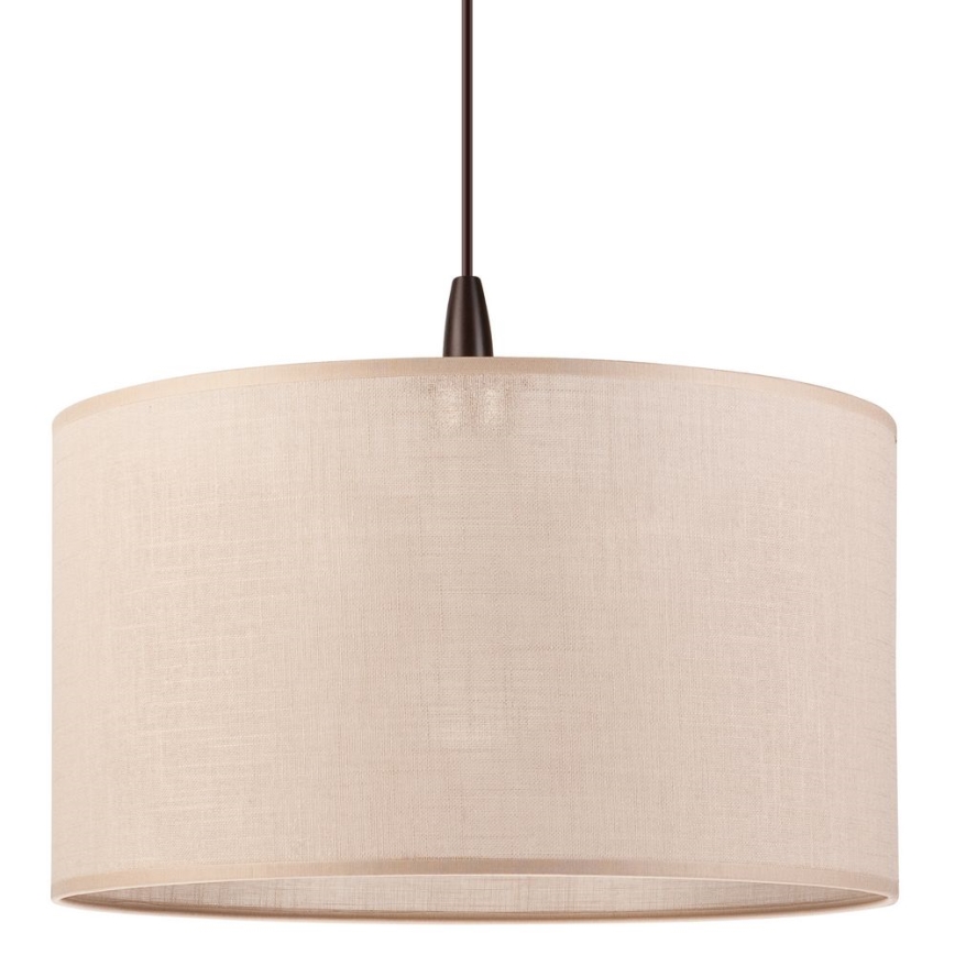 LED Pakabinamas sietynas NOEL 1xE27/60W/230V smėlio spalva