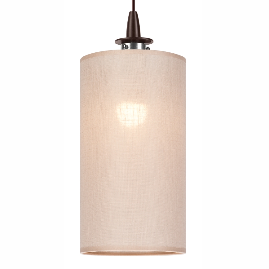LED Pakabinamas sietynas NOEL MINI 1xE27/60W/230V smėlio spalva