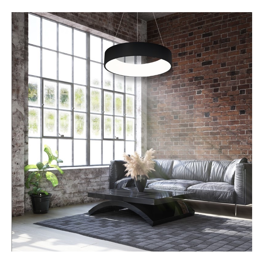 LED Pakabinamas sietynas  OHIO BLACK LED/24W/230V