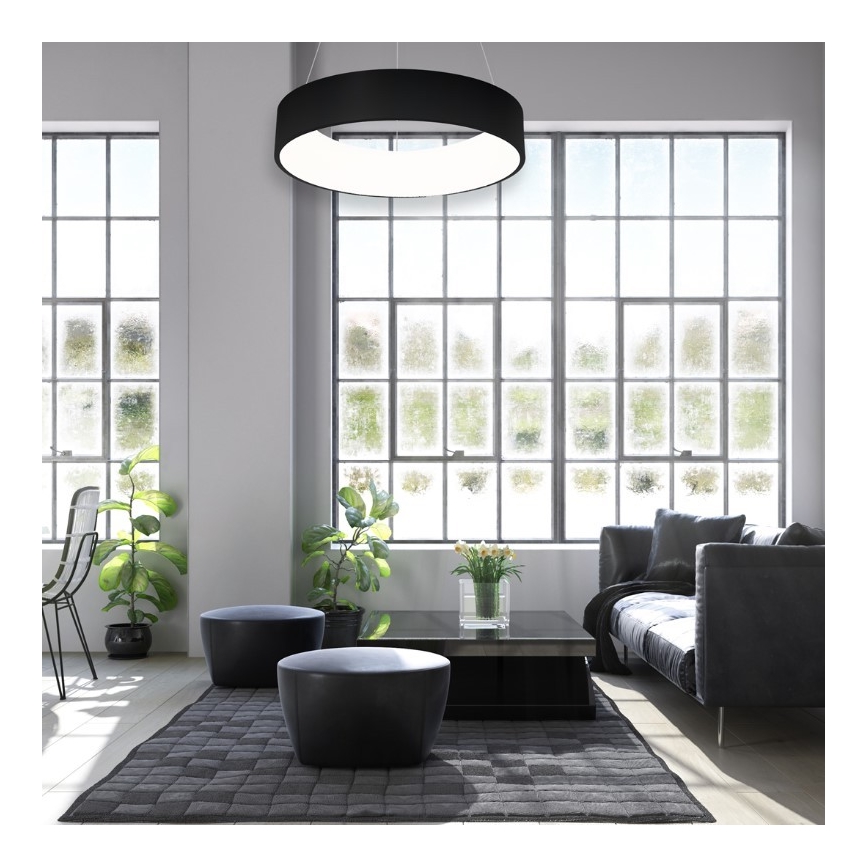 LED Pakabinamas sietynas  OHIO BLACK LED/24W/230V