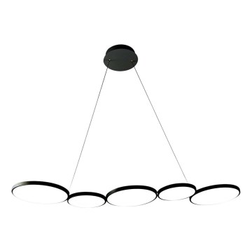 LED Pakabinamas sietynas OLYMPIA 5xLED/10W/230V juoda