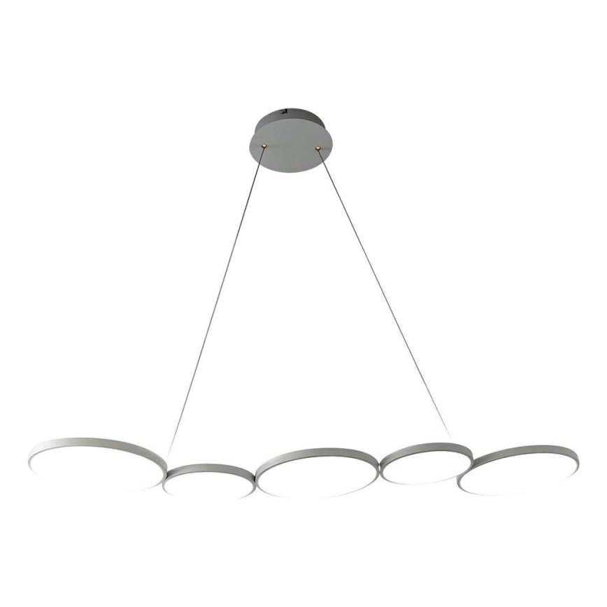LED Pakabinamas sietynas OLYMPIA 5xLED/10W/230V pilka