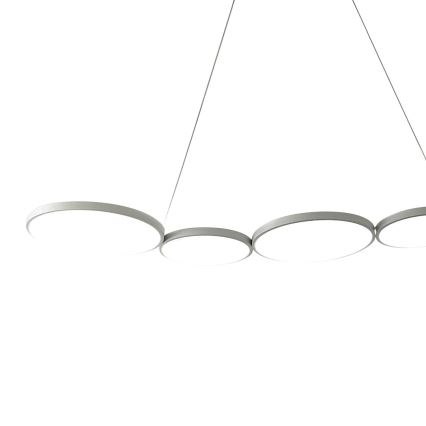 LED Pakabinamas sietynas OLYMPIA 5xLED/10W/230V pilka