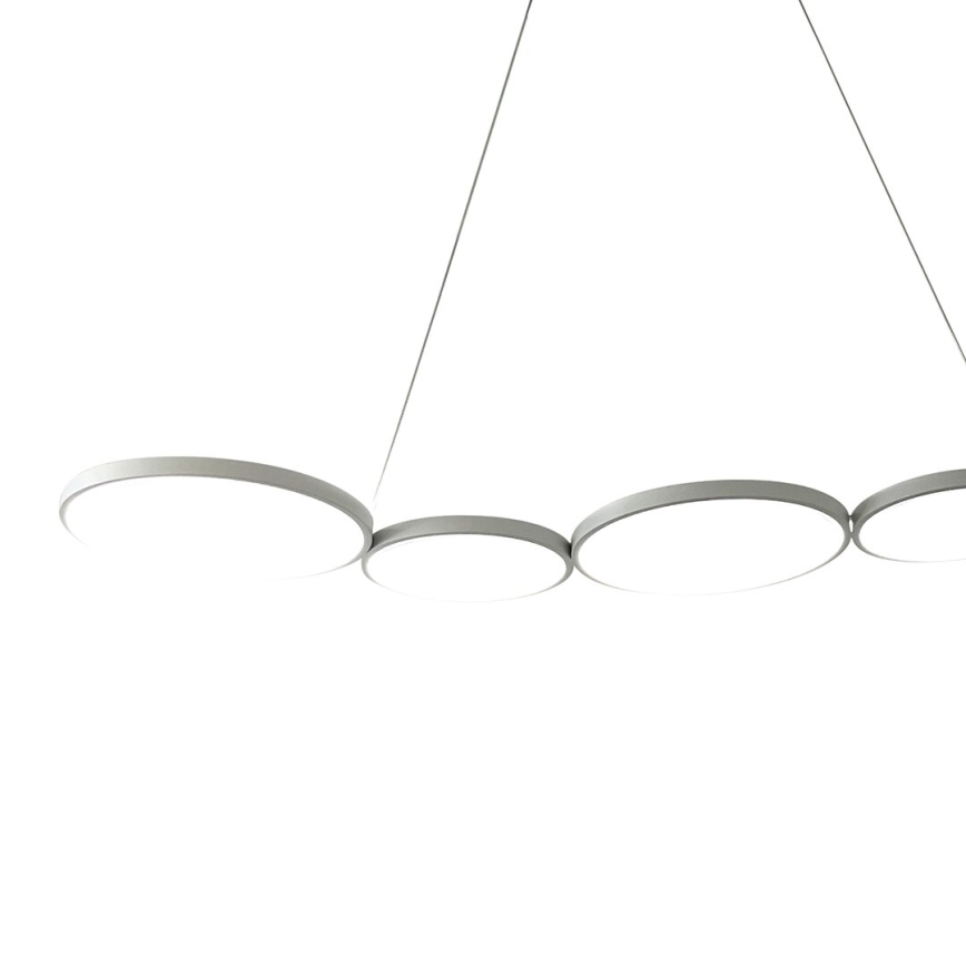 LED Pakabinamas sietynas OLYMPIA 5xLED/10W/230V pilka