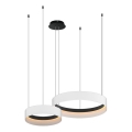 LED Pakabinamas sietynas ORBITA LED/72W/230V balta/juoda