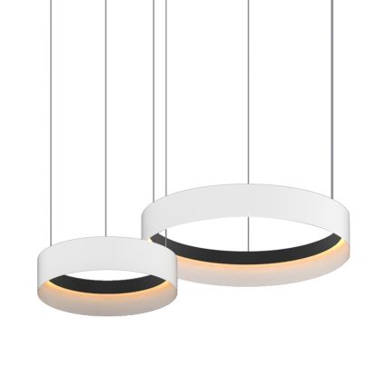 LED Pakabinamas sietynas ORBITA LED/72W/230V balta/juoda