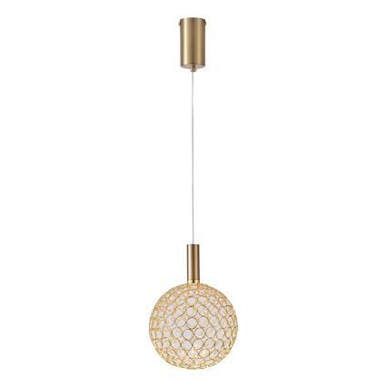 LED Pakabinamas sietynas PERFORATO LED/6,3W/230V 3000K auksas diametras 20 cm