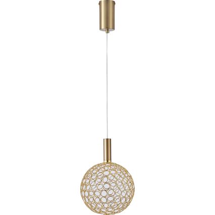 LED Pakabinamas sietynas PERFORATO LED/6,3W/230V 3000K auksas diametras 20 cm