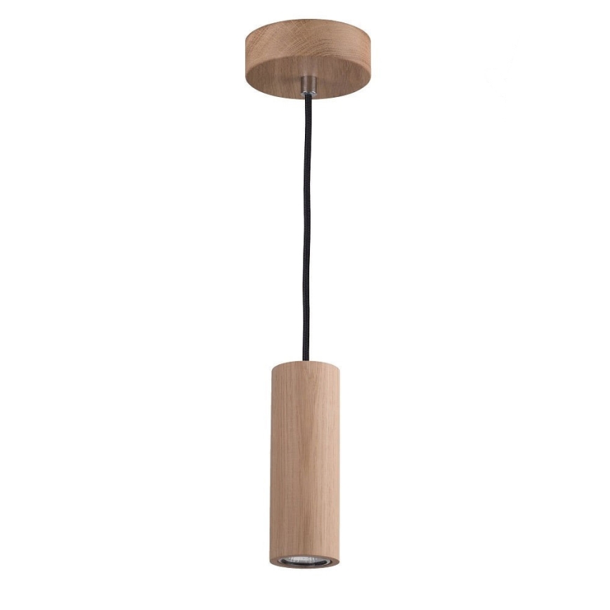 LED Pakabinamas sietynas PIPE 1xGU10/5W/230V matinio ąžuolo
