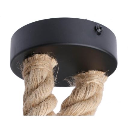 LED Pakabinamas sietynas ROPE 2xE27/10W/230V