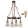 LED Pakabinamas sietynas ROPE ALEGRA 4xE27/10W/230V