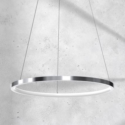 LED Pakabinamas sietynas ROTONDA LED/27W/230V blizgus chromas