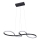 LED Pakabinamas sietynas SALSA LED/38W/230V 4000K juoda