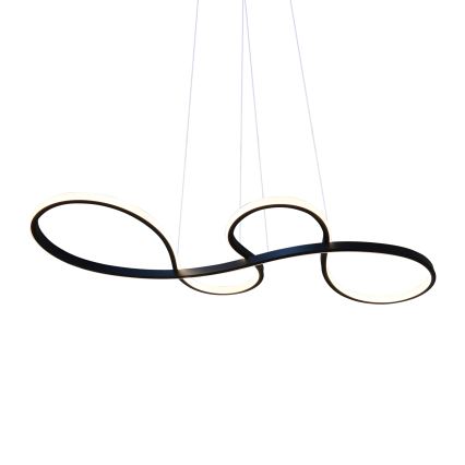 LED Pakabinamas sietynas SALSA LED/38W/230V 4000K juoda