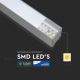 LED Pakabinamas sietynas SAMSUNG CHIP 1xLED/40W/230V 4000K sidabras