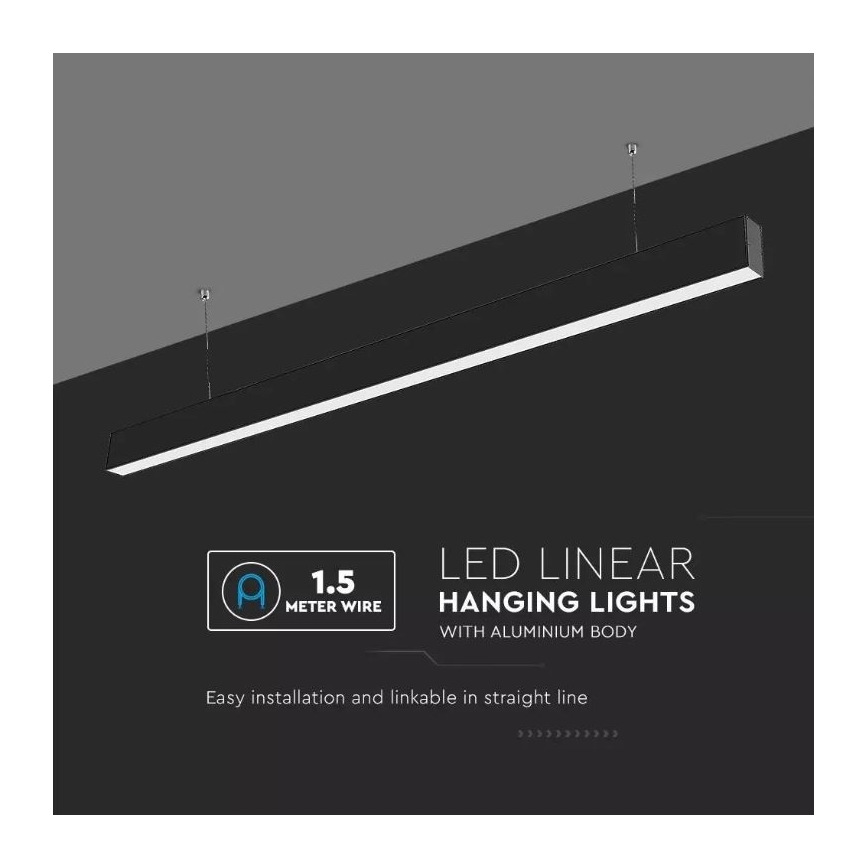 LED Pakabinamas sietynas SAMSUNG CHIP LED/40W/230V 3000K/4000K/6400K