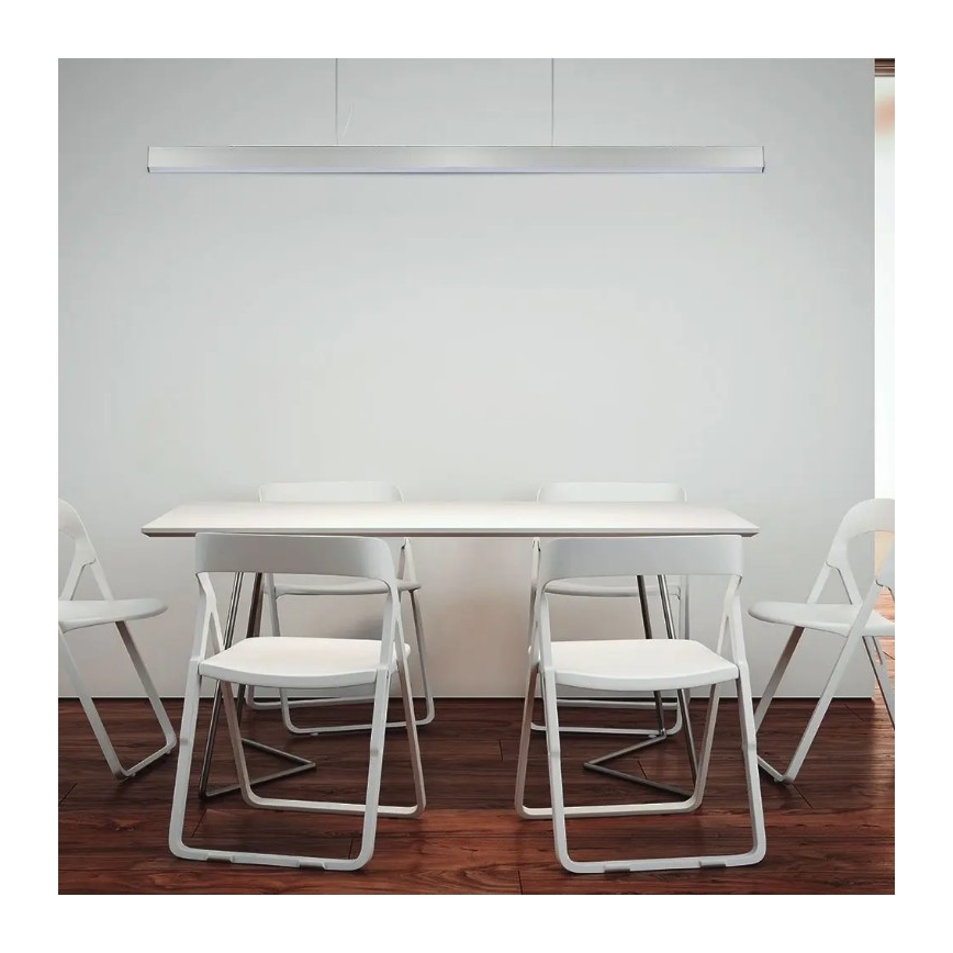 LED Pakabinamas sietynas SAMSUNG CHIP LED/40W/230V 4000K sidabras