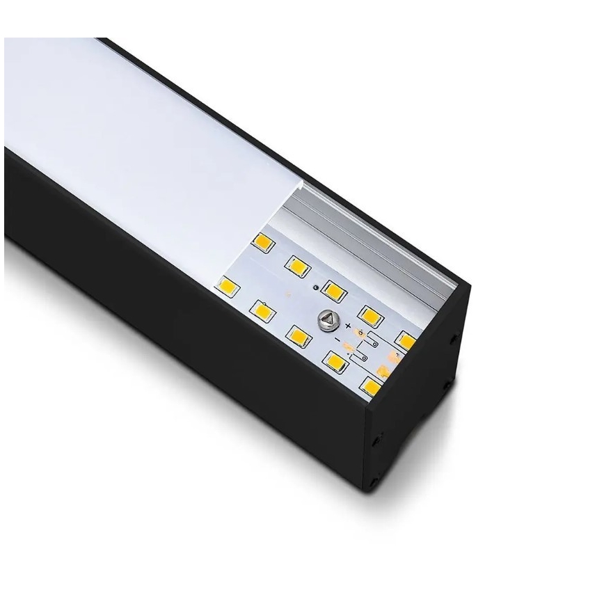 LED Pakabinamas sietynas SAMSUNG CHIP LED/40W/230V 6400K juodas