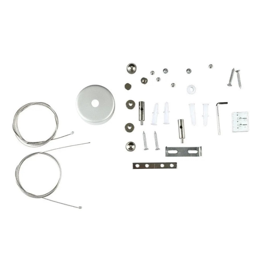 LED Pakabinamas sietynas SAMSUNG CHIP LED/40W/230V 6400K juodas