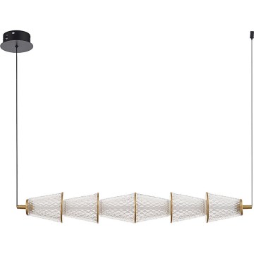 LED Pakabinamas sietynas SANSA LED/11W/230V auksas/permatoma
