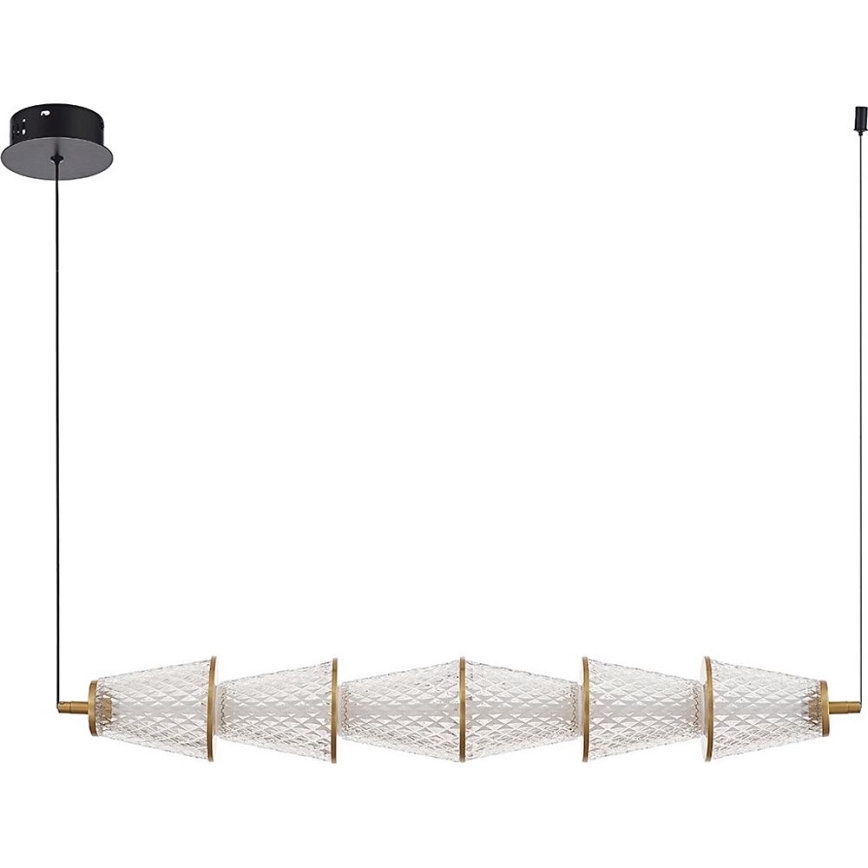 LED Pakabinamas sietynas SANSA LED/11W/230V auksas/permatoma