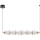 LED Pakabinamas sietynas SANSA LED/11W/230V auksas/permatoma
