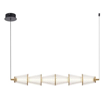 LED Pakabinamas sietynas SANSA LED/11W/230V auksas/permatoma