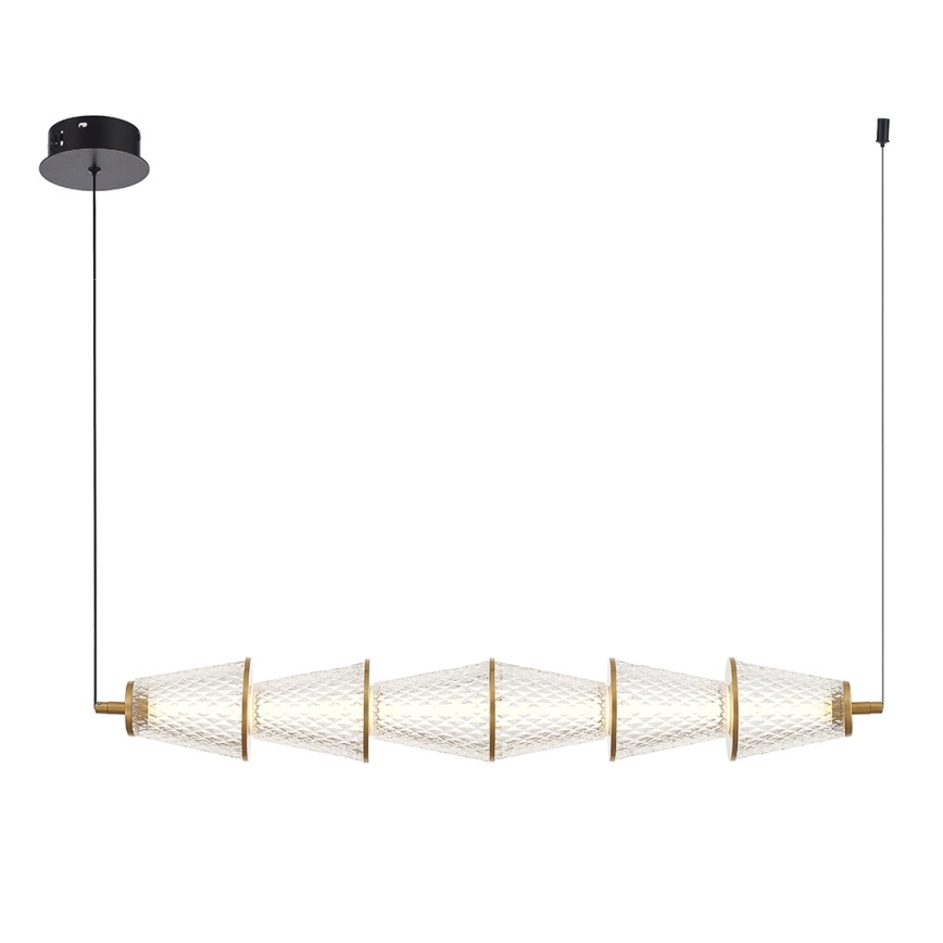 LED Pakabinamas sietynas SANSA LED/11W/230V auksas/permatoma