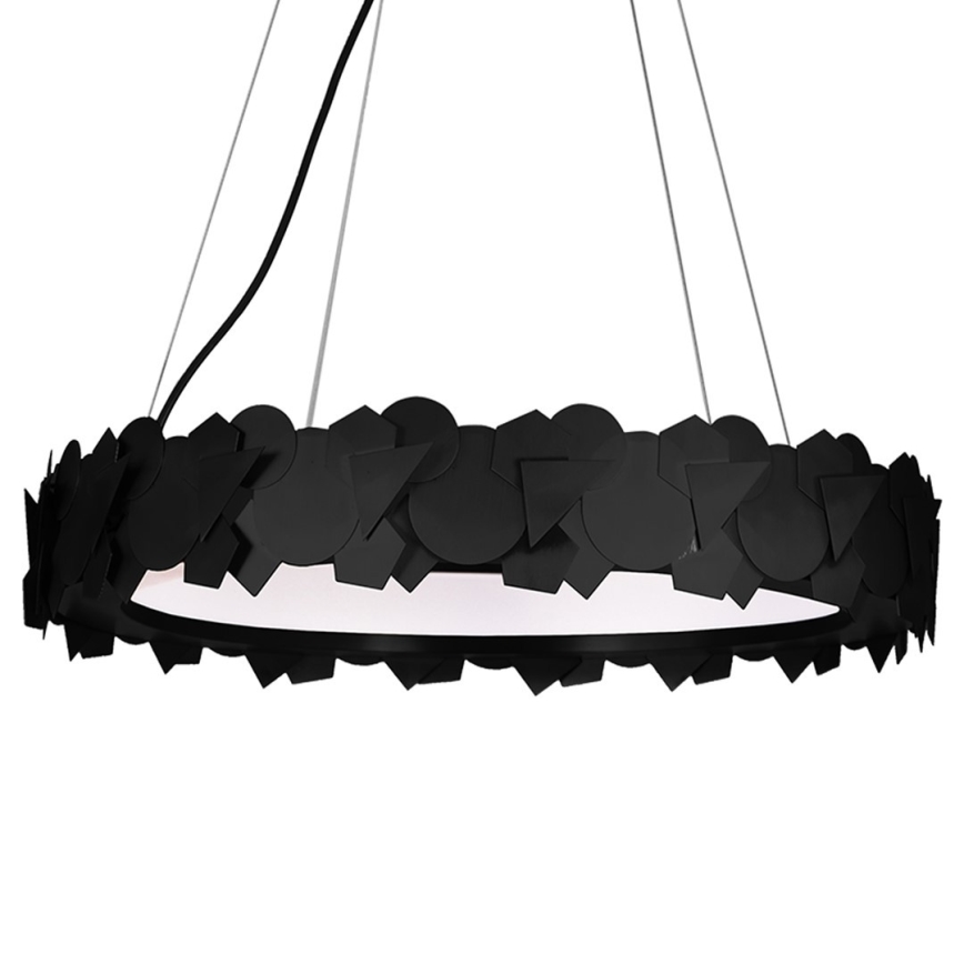 LED Pakabinamas sietynas SOHO 1xLED/24W/230V juodas