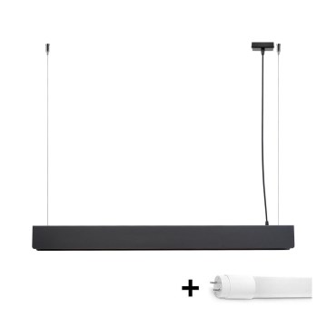 LED Pakabinamas sietynas SPARK 1xG13/8,5W/230V juoda