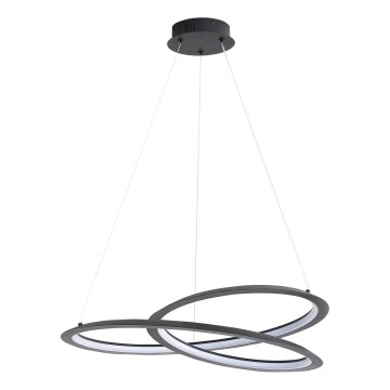 LED Pakabinamas sietynas TANGO LED/44W/230V 4000K diametras 60 cm juoda