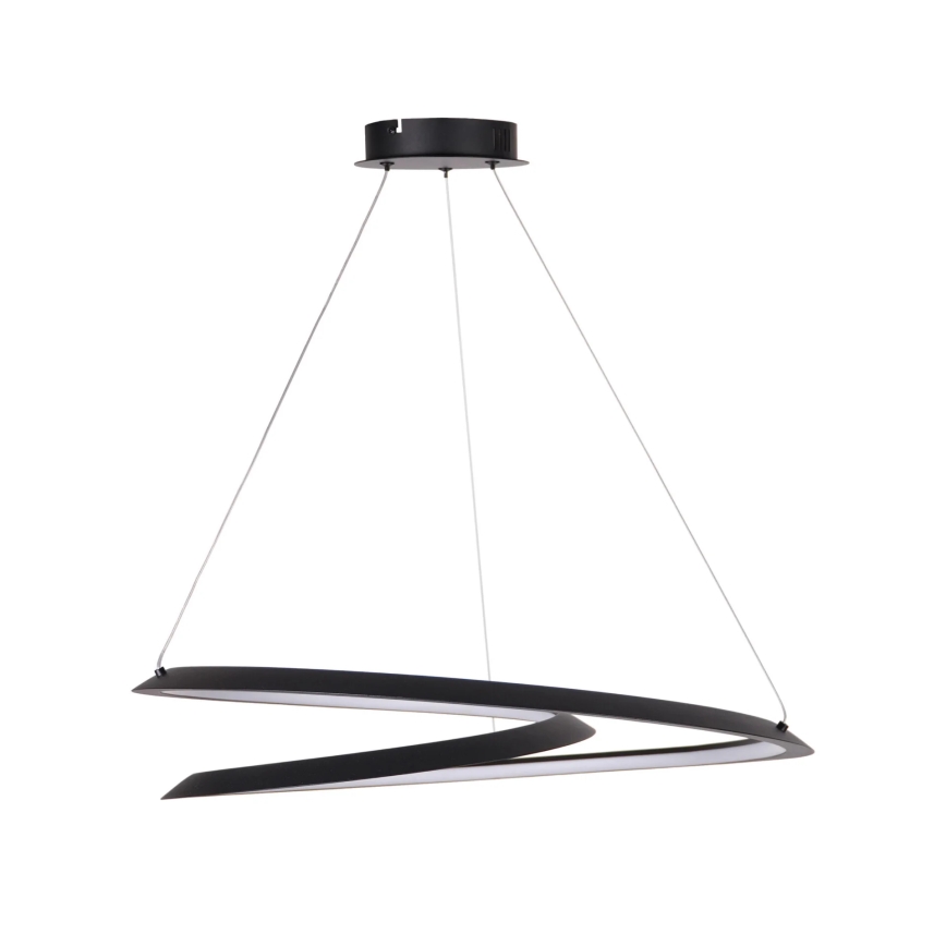 LED Pakabinamas sietynas TANGO LED/44W/230V 4000K diametras 60 cm juoda