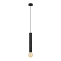 LED Pakabinamas sietynas TUBA 1xGU10/20W/230V juodas