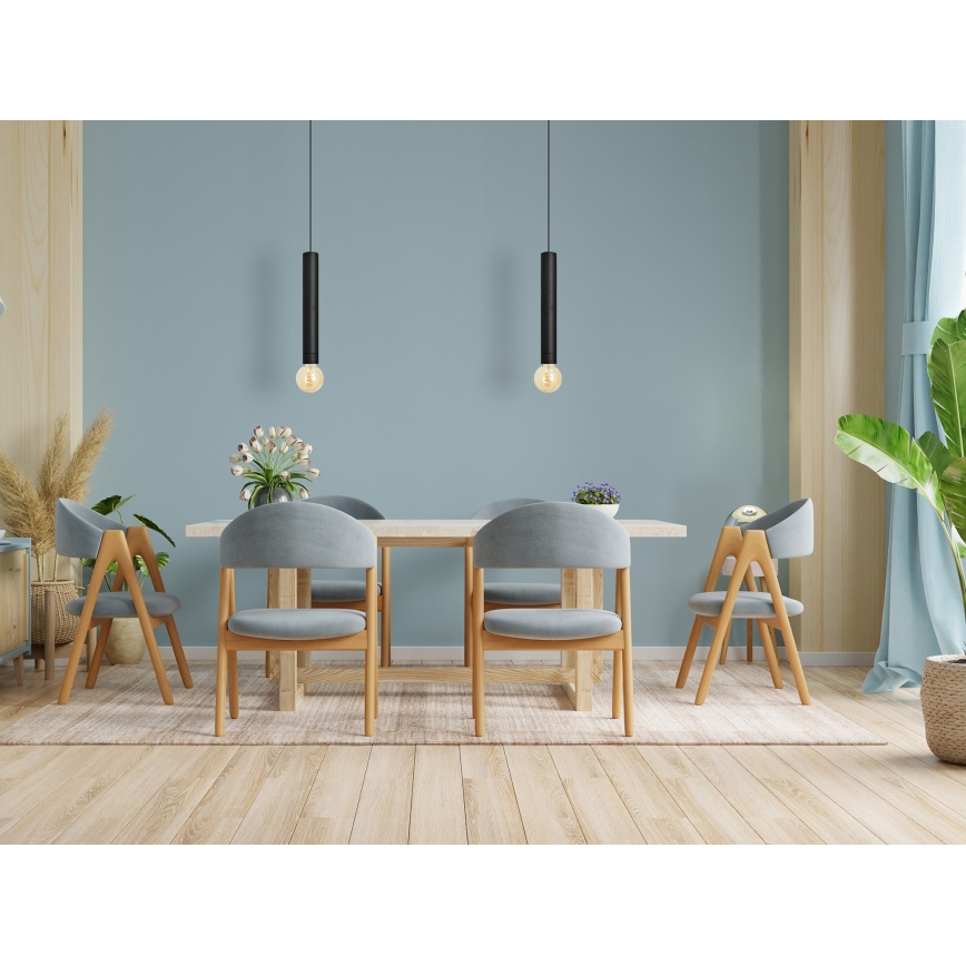 LED Pakabinamas sietynas TUBA 1xGU10/20W/230V juodas