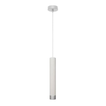 LED Pakabinamas sietynas TUBA 1xGU10/4,8W/230V baltas/matinis chromas