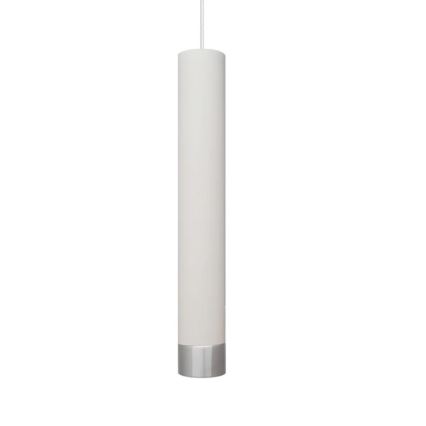 LED Pakabinamas sietynas TUBA 1xGU10/4,8W/230V baltas/matinis chromas