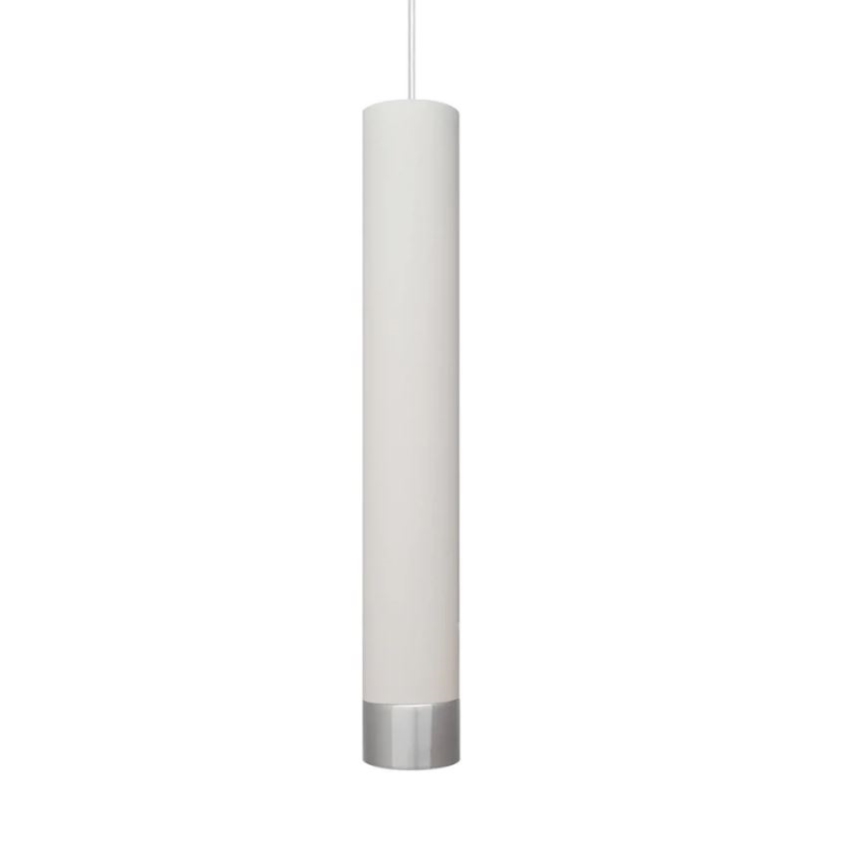 LED Pakabinamas sietynas TUBA 1xGU10/4,8W/230V baltas/matinis chromas