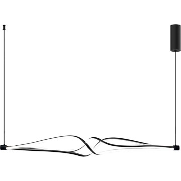 LED Pakabinamas sietynas TWISTER LED/56W/230V juoda