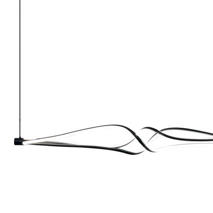 LED Pakabinamas sietynas TWISTER LED/56W/230V juoda