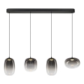 LED Pakabinamas sietynas VASO LED/15W/230V juoda/dūminis