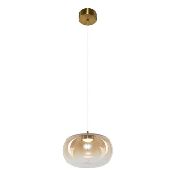 LED Pakabinamas sietynas VASO LED/4W/230V diametras 18 cm auksas/dūminis