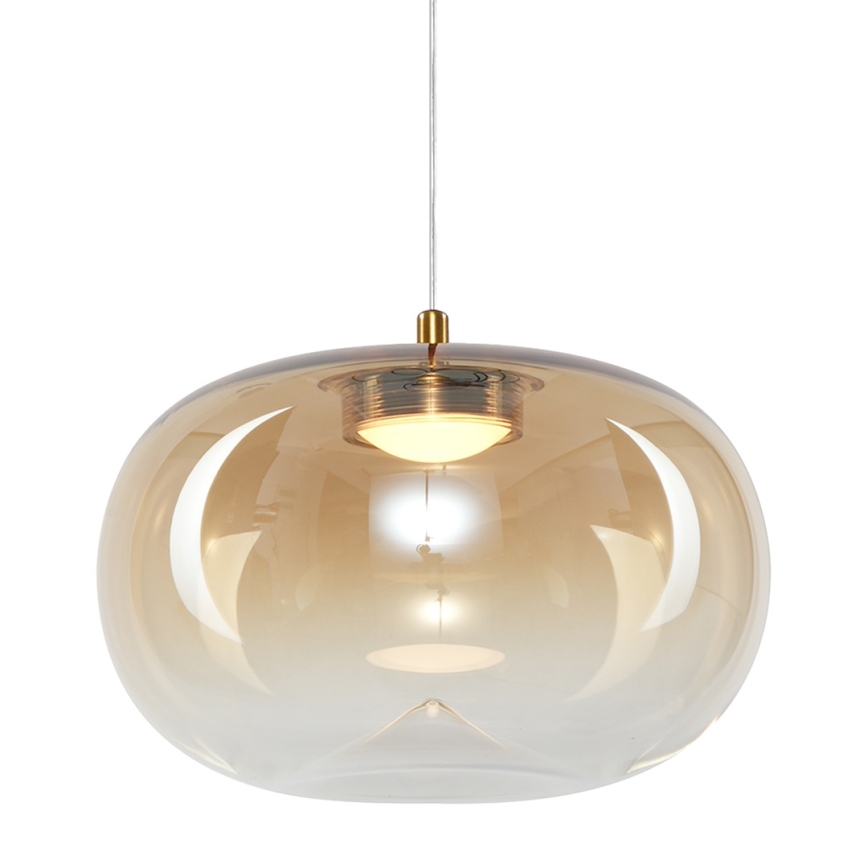 LED Pakabinamas sietynas VASO LED/4W/230V diametras 18 cm auksas/dūminis