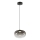 LED Pakabinamas sietynas VASO LED/4W/230V diametras 18 cm juoda/dūminis