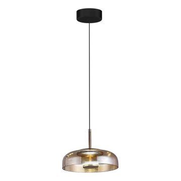 LED Pakabinamas sietynas VETRO LED/6W/230V diametras 23 cm smėlio spalva/juoda