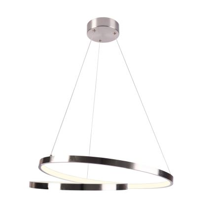 LED Pakabinamas sietynas ZEFIRA LED/40W/230V 4000K diametras 50 cm blizgus chromas