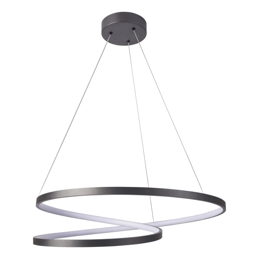 LED Pakabinamas sietynas ZEFIRA LED/52W/230V 4000K diametras 60 cm antracitas